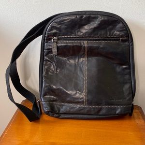 Jack George black backpack.